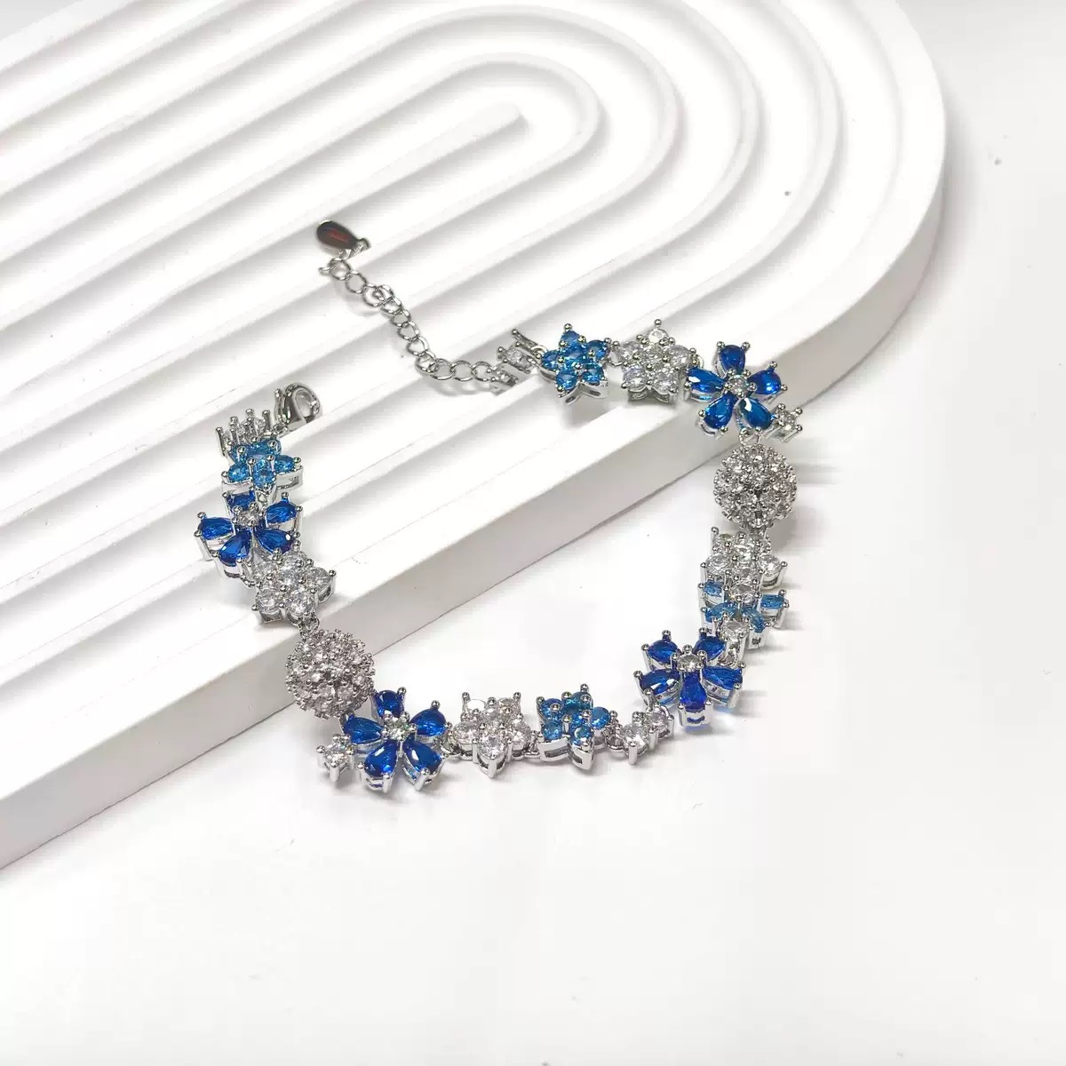 Conjunto de joyas de aguamarina y circonita "Sueño de una noche de verano" de VENEA