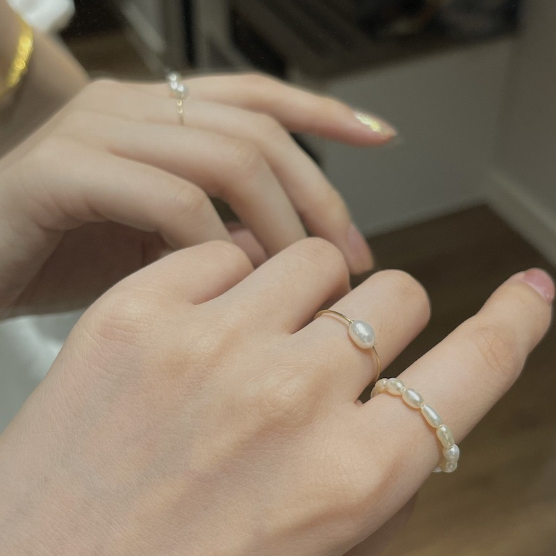14K Gold Filled Pearl Ring