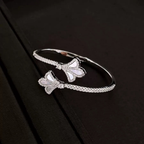 Iris Flower Zircon Mother Of Pearl Jewelry Set