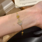 Conjunto de Joyas de Circonita Cúbica Rosa
