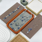 Conjunto de joyas de aguamarina y circonita "Sueño de una noche de verano" de VENEA