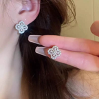 Four-Leaf Clover Cubic Zirconia Jewelry Set