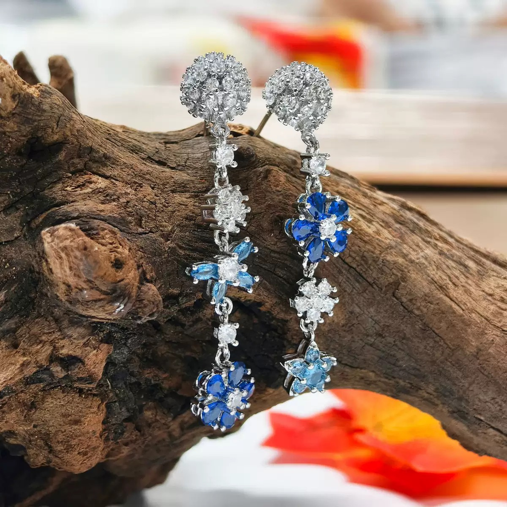 Conjunto de joyas de aguamarina y circonita "Sueño de una noche de verano" de VENEA